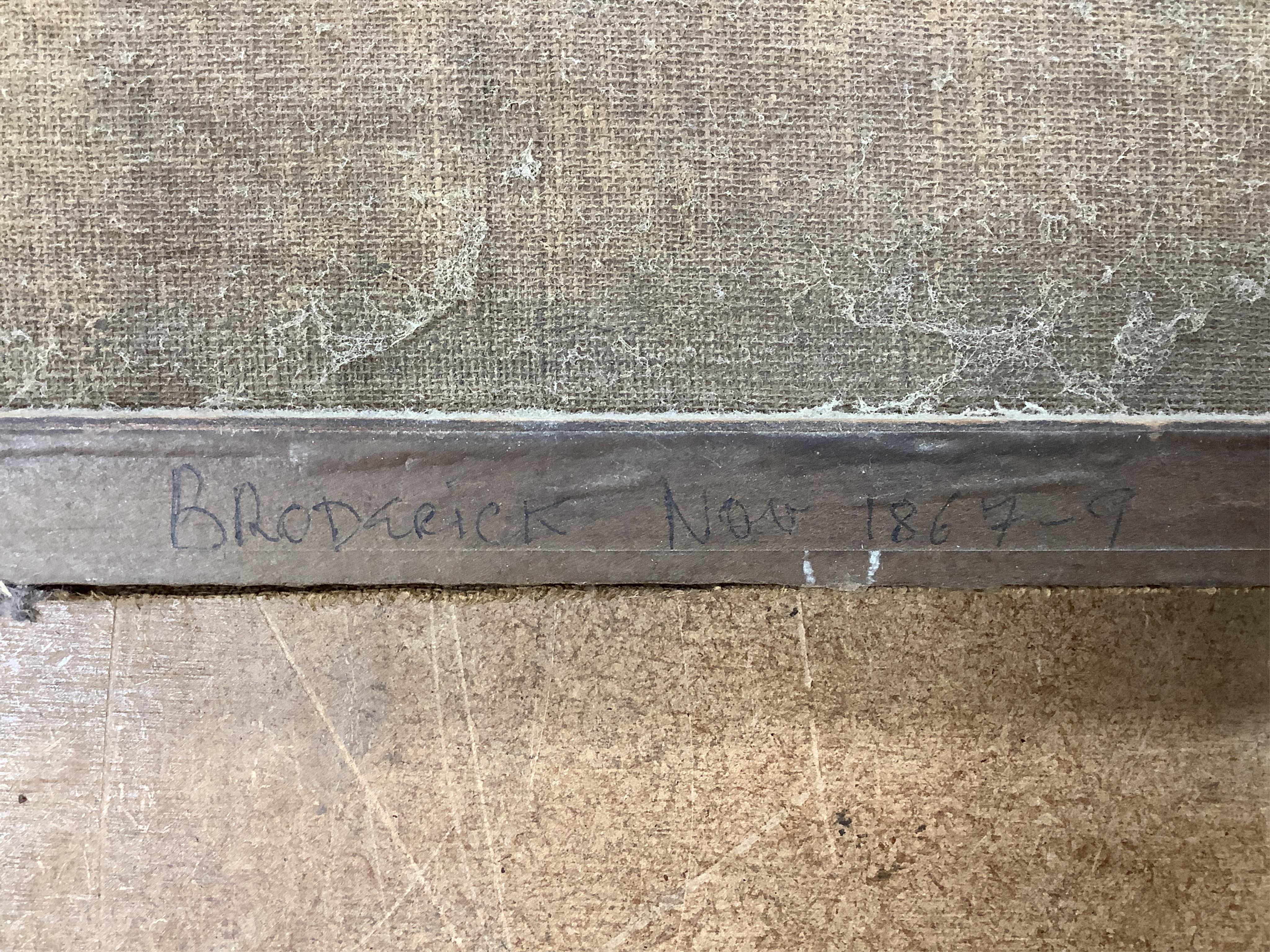 18th century, Italian School, Classical compositions, cherubs and dolphins, pair of oils on canvas, unframed, 23 x 113cm